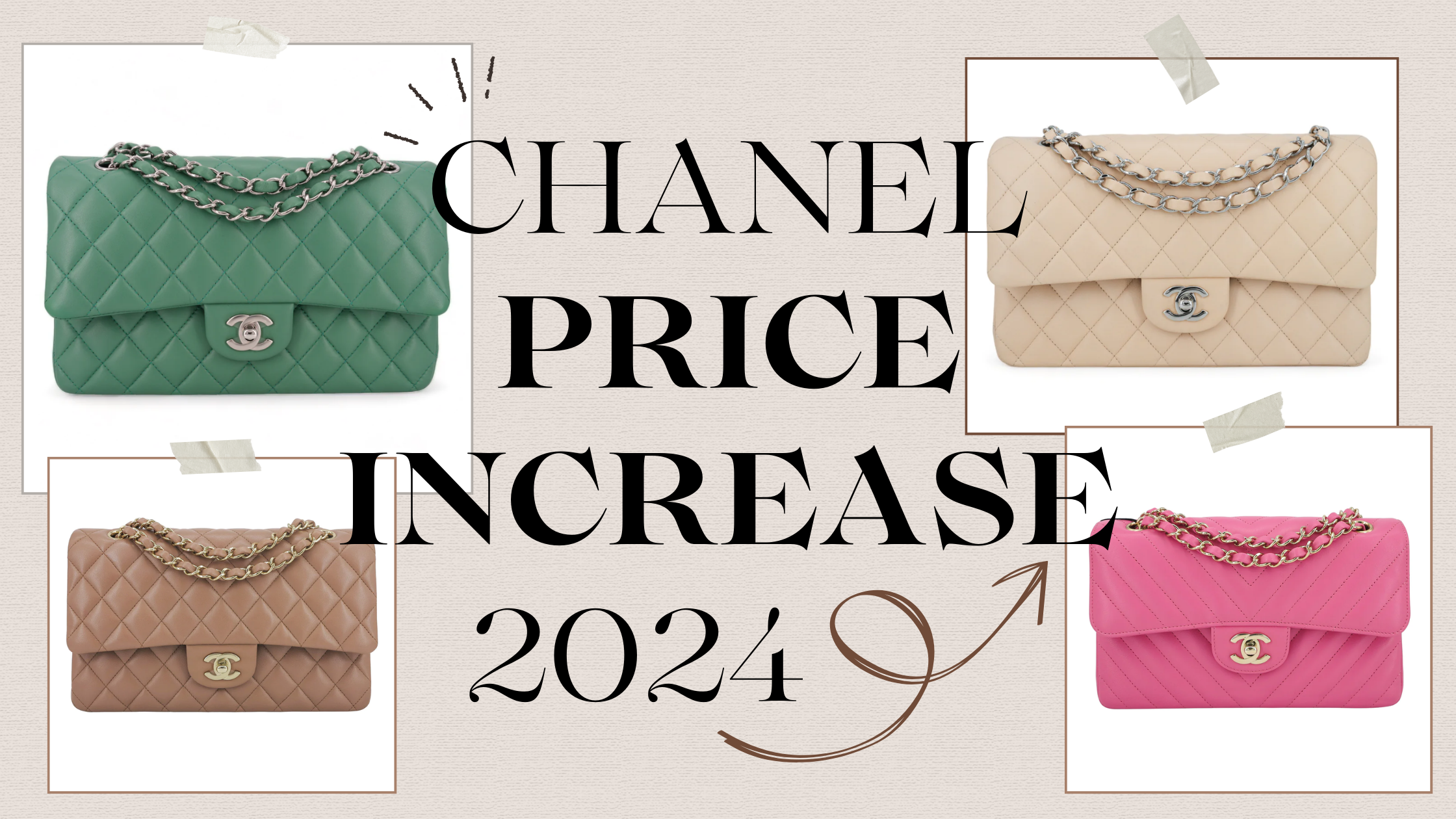 Chanel Price Increase 2024 Classic Flap Bag Global Prices Dearluxe