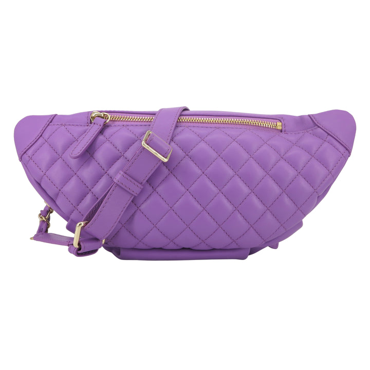 CHANEL Bi Classic Waist Bum Bag in Purple Lambskin - Dearluxe.com