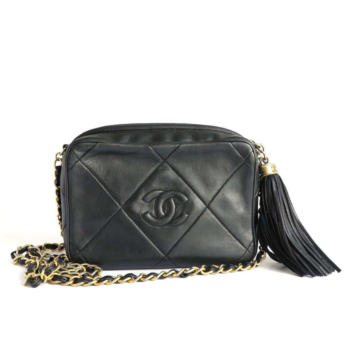 Chanel 19 Quilted Camera Sling Bag Black Lambskin – ＬＯＶＥＬＯＴＳＬＵＸＵＲＹ