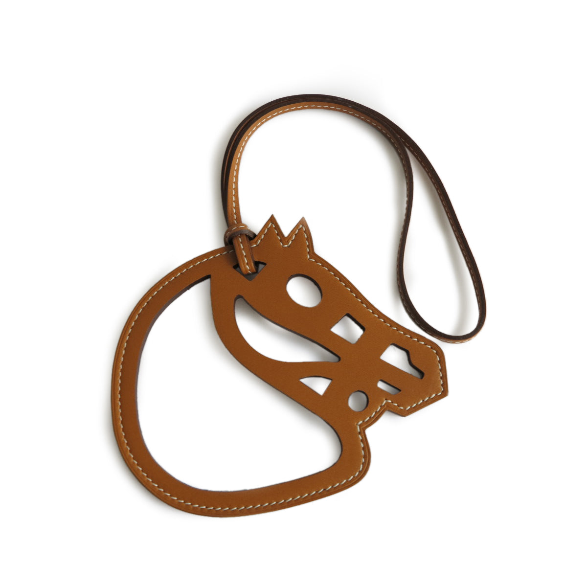 Hermès Paddock Horse Head Leather Bag Charm | Dearluxe