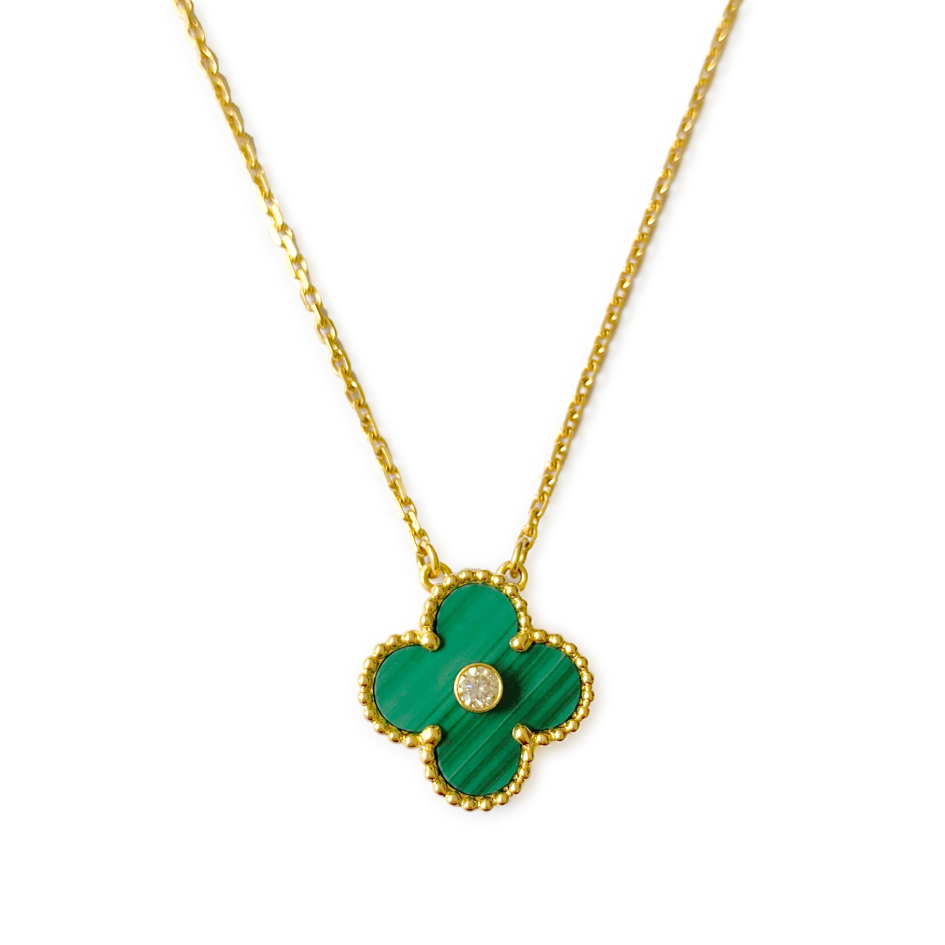 18k, VAN CLEEF & ARPELS Vintage Alhambra Necklace, – SixtyOne60, Fine  Handcrafted Jewelry, Custom Pieces, Gold, Silver, Platinum, Precious &  Semi-Precious Stones