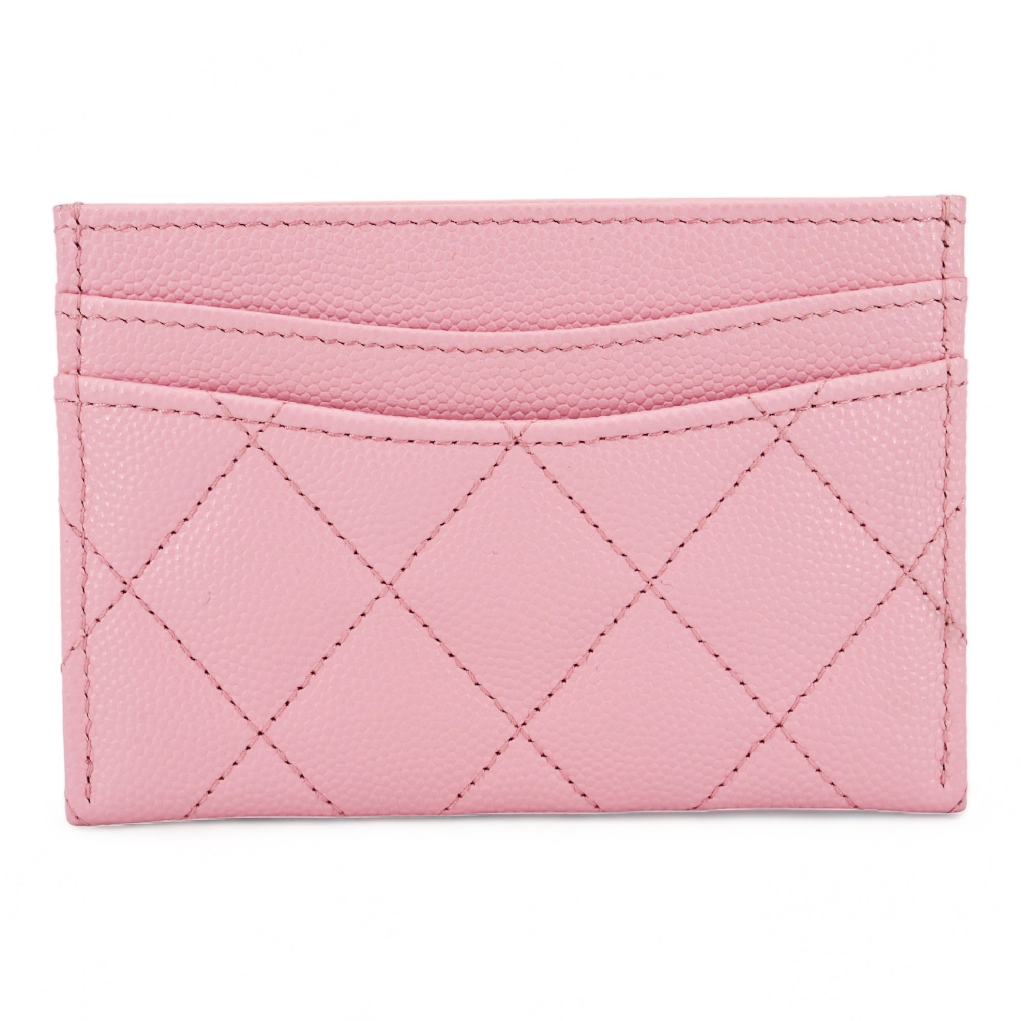 Chanel pink card holder sale