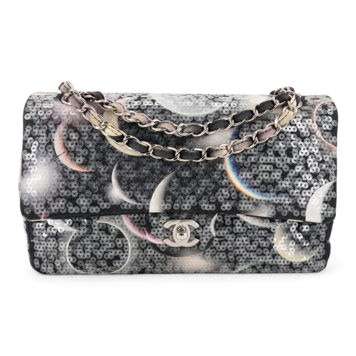 CHANEL Sequin Moon Medium Classic Double Flap Bag - Dearluxe.com