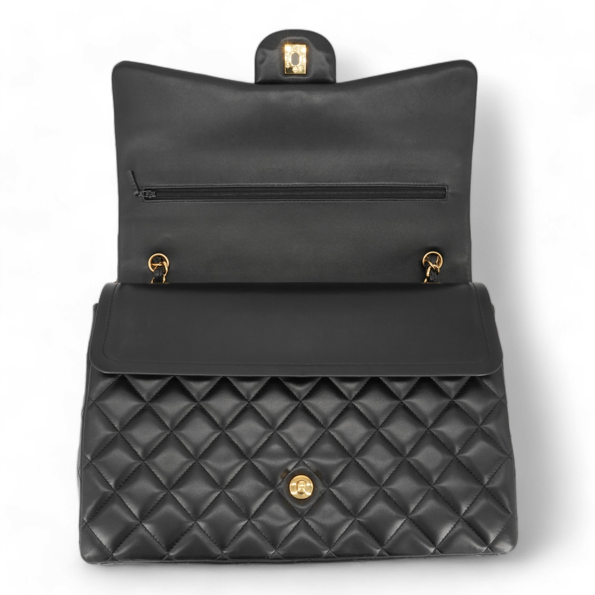 Chanel Black Velvet Pearl Crush Mini Square Flap | myGemma