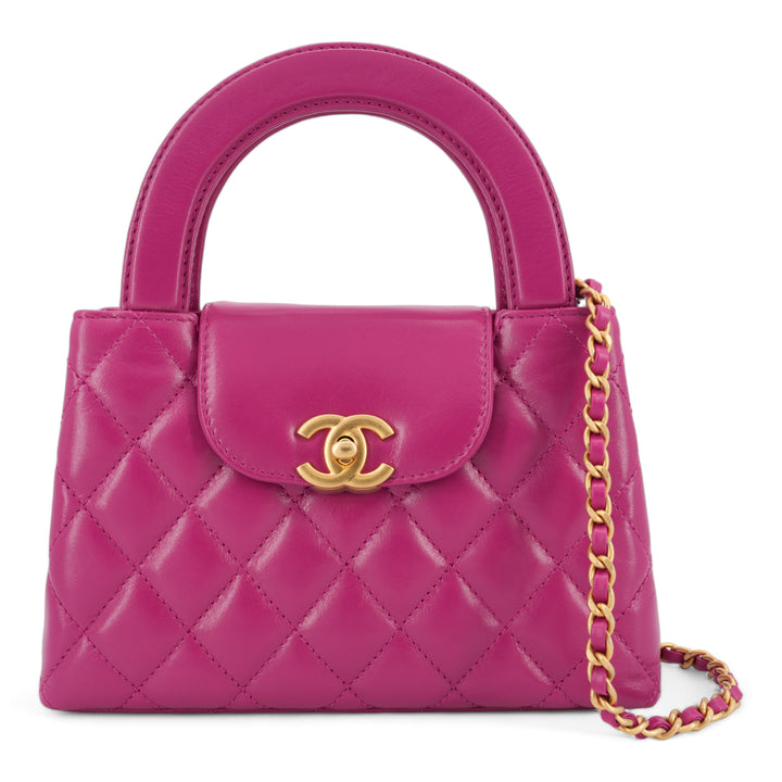 CHANEL 24A Fuchsia Nano Kelly Shopper Bag - Dearluxe.com