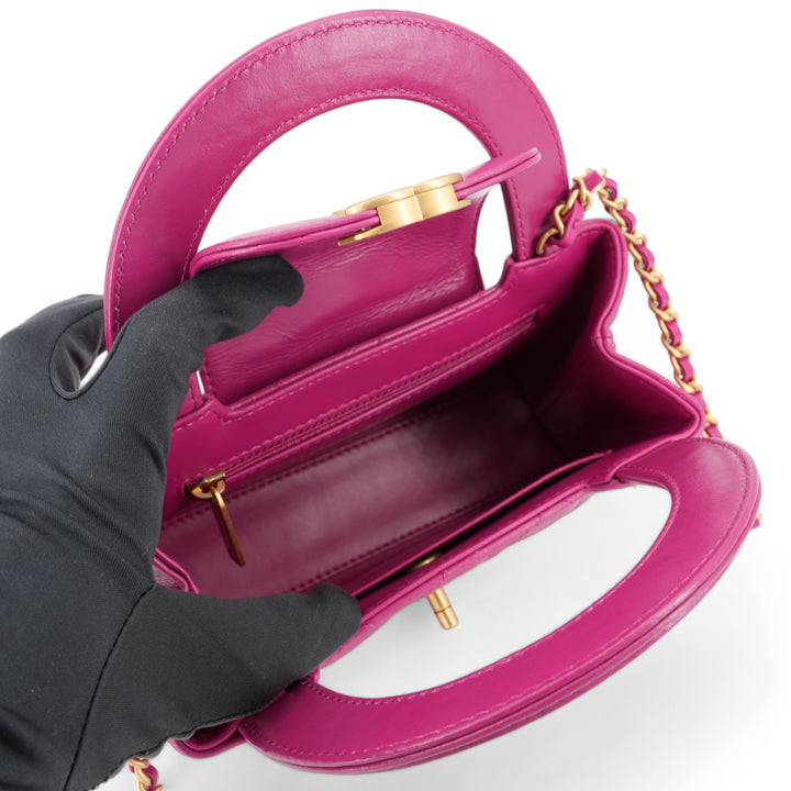 CHANEL 24A Fuchsia Nano Kelly Shopper Bag - Dearluxe.com