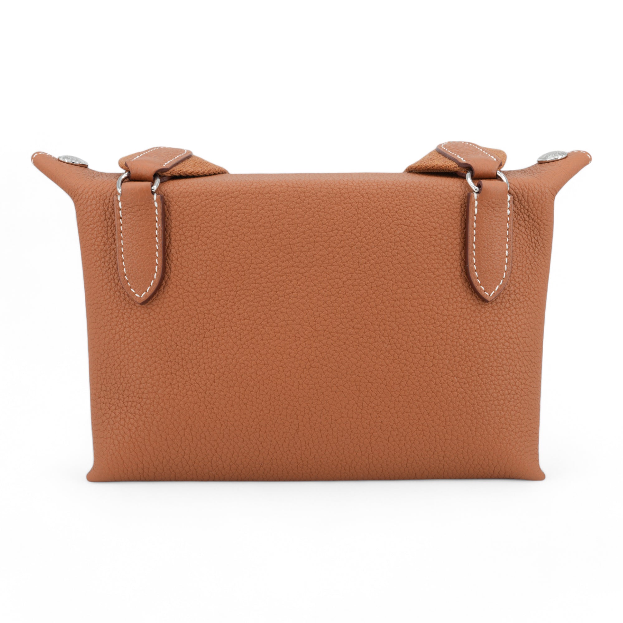 HERMÈS Videpoches Bag in Gold Togo PHW | Dearluxe