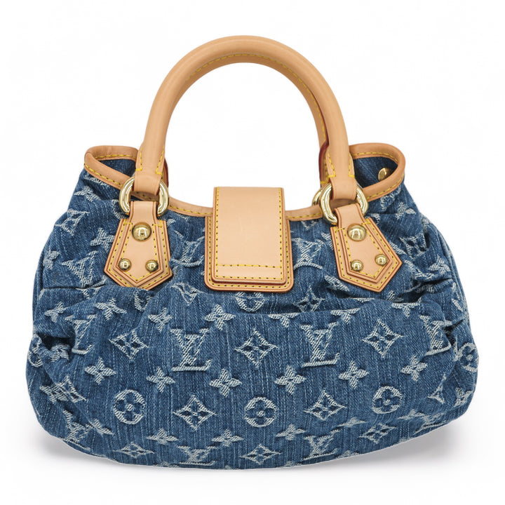 Louis Vuitton Denim Monogram Pleaty Bag