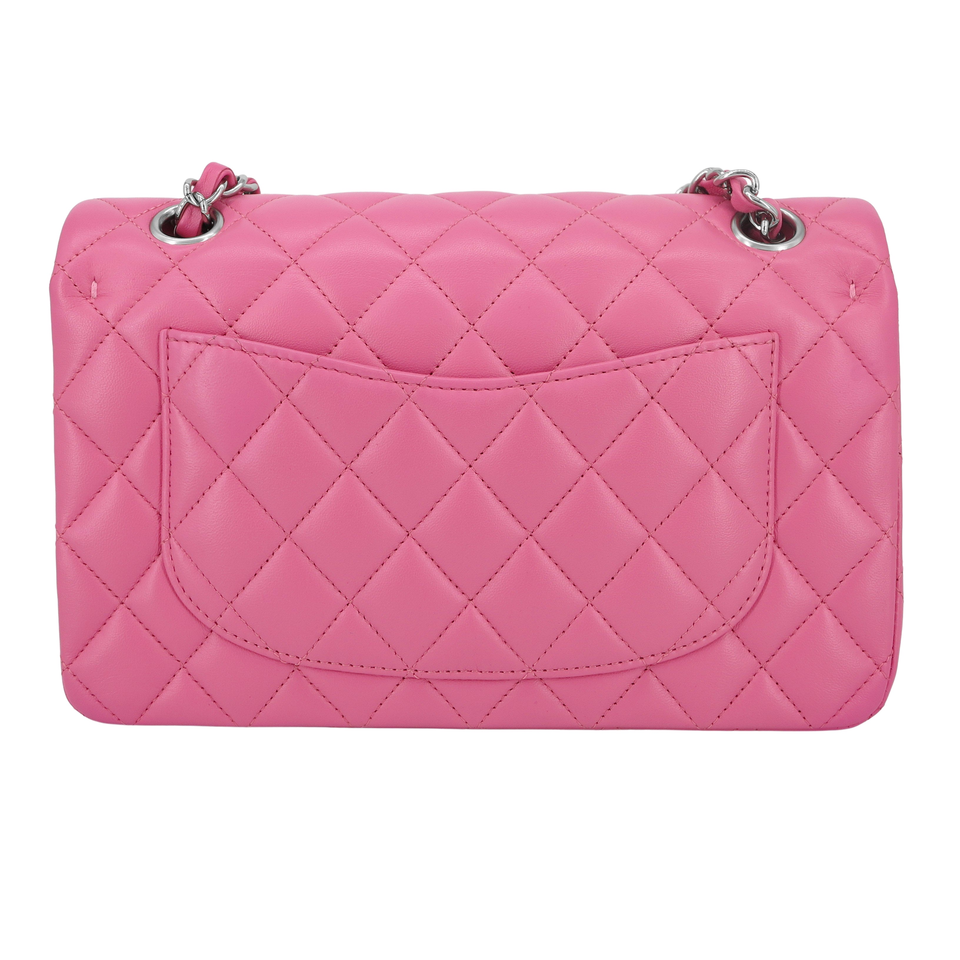 Pink chanel hotsell flap bag