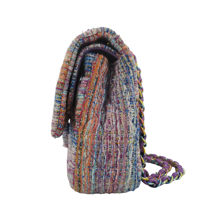 Chanel Black & Multicolor Tweed 22 Bag, myGemma