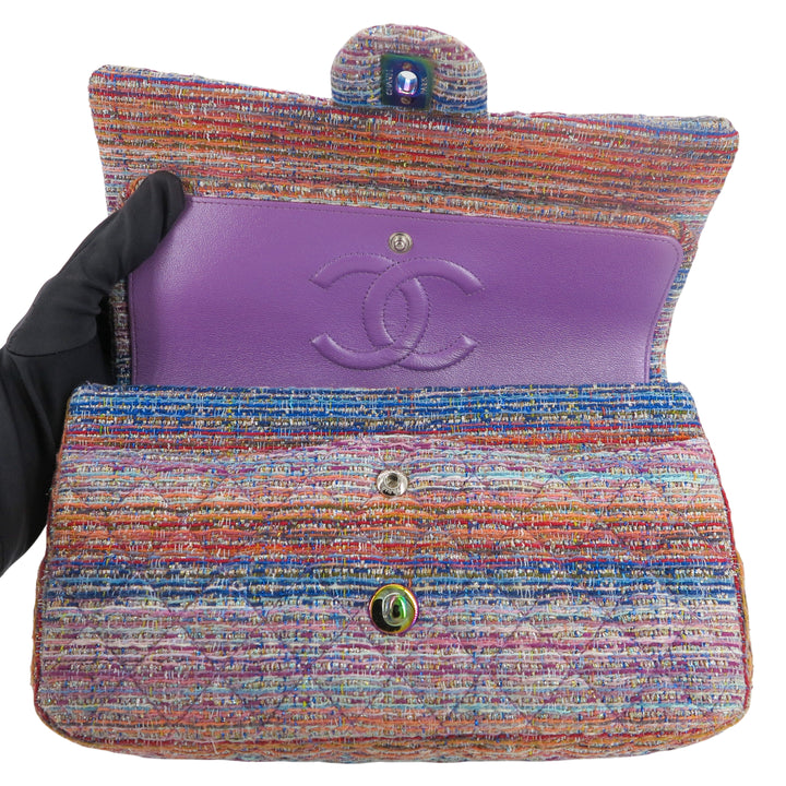chanel rainbow flap bag