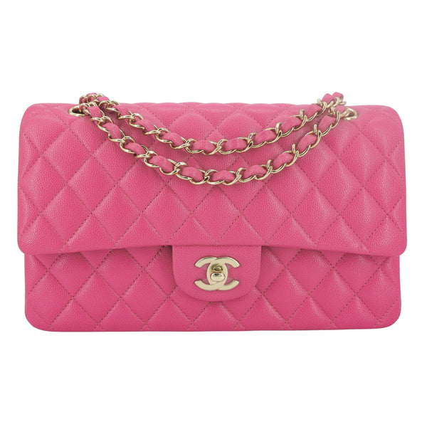 CHANEL Small Deauville Tote in Pink Canvas