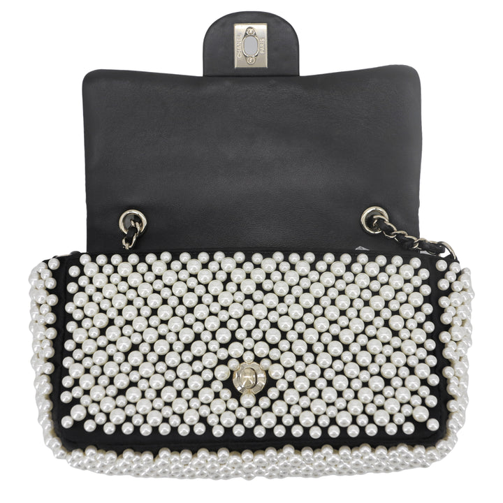 Chanel S/S19 Flap Bag With Pearls - BAGAHOLICBOY