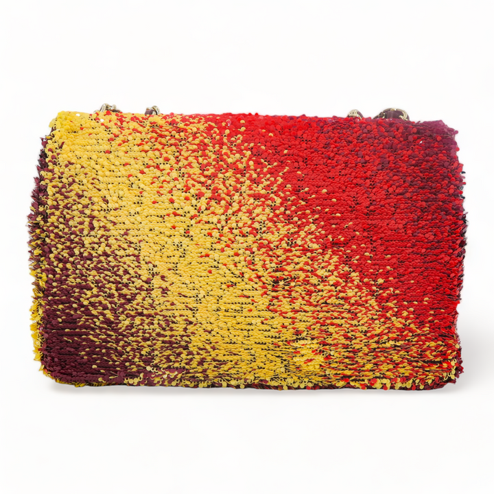 CHANEL 23A Sunset Shaded Sequin Mini Flap Bag - Dearluxe.com