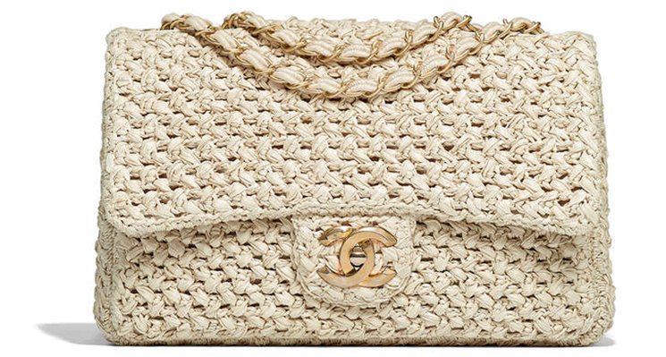 Chanel Paris-Seoul Flap Bag Crochet and Lambskin Medium Blue 1045371