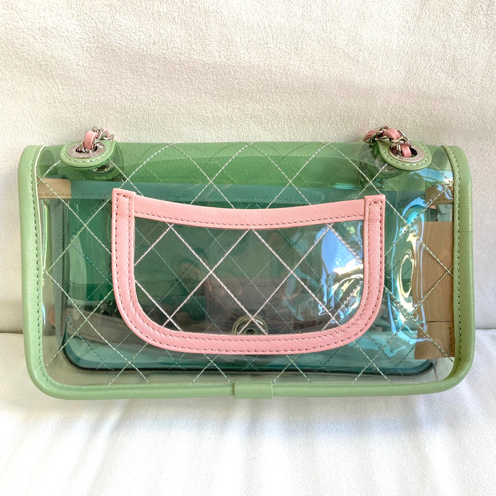 Chanel Coco Splash Transparent Flap Bag PVC / Lambskin Bag