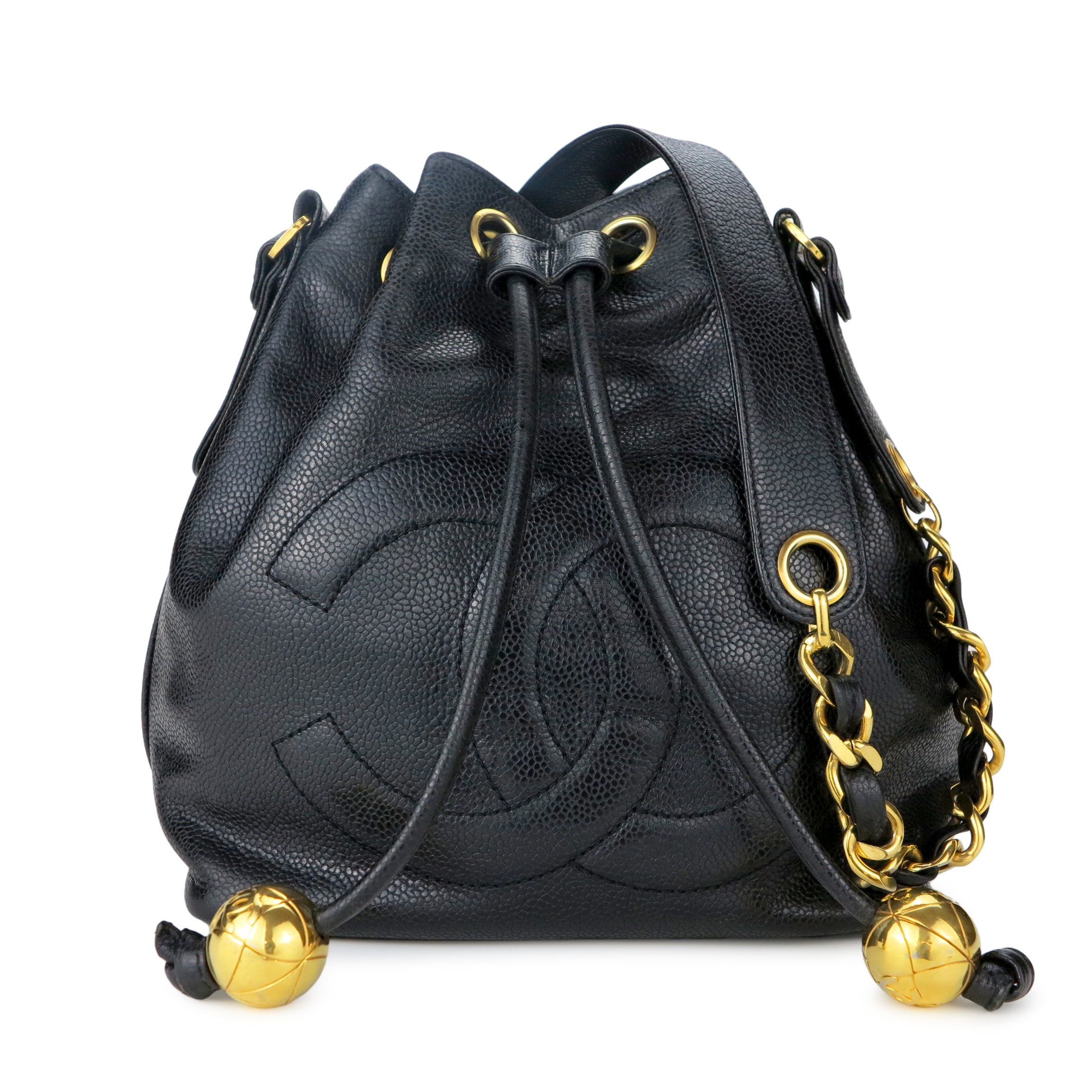 Chanel AS3176Y33352 Bucket Bag Black / 94305 Caviar Shoulder Bags Ghw
