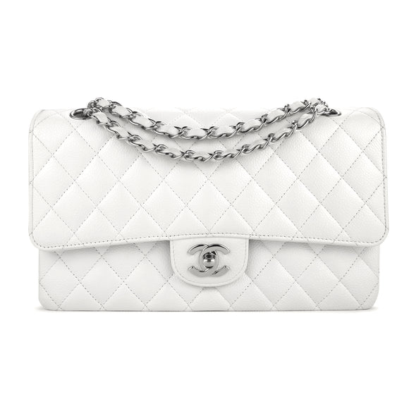 Chanel Jumbo Classic Flap Caviar Leather with Silver Hardware  Handbag  Review  Alices World