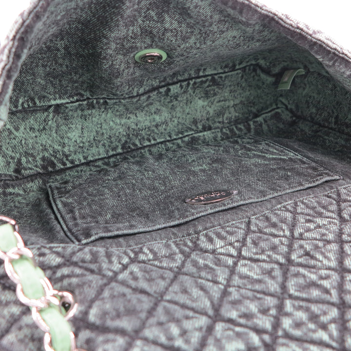 emerald green chanel purse