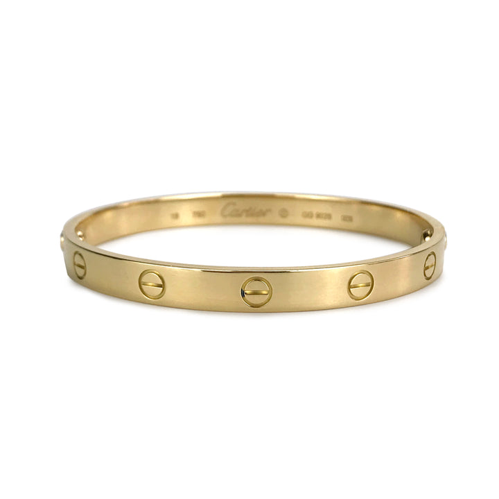 CARTIER Love Bracelet in 18k Yellow Gold - Dearluxe.com