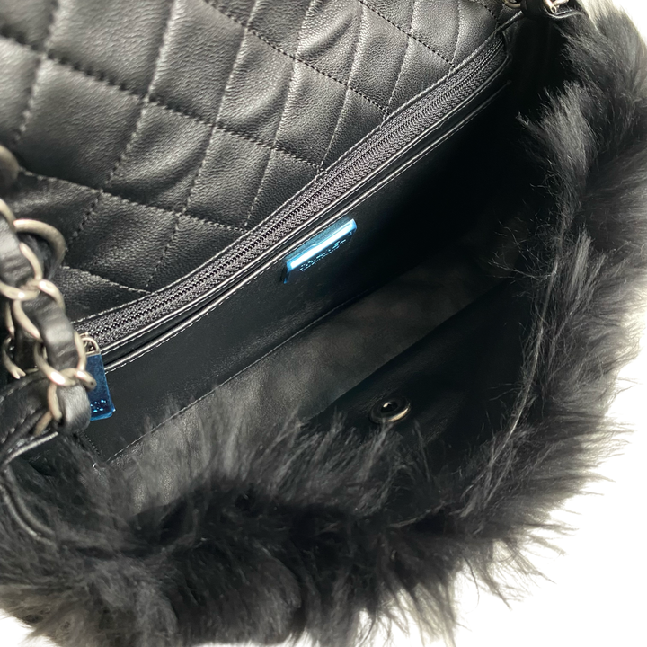 Chanel Bagchanel Timelesschanel Handbag Chanel Rabbit Fur -  UK