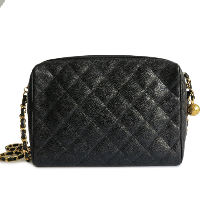 Chanel Vintage Black CC Caviar Camera Bag – Season 2 Consign