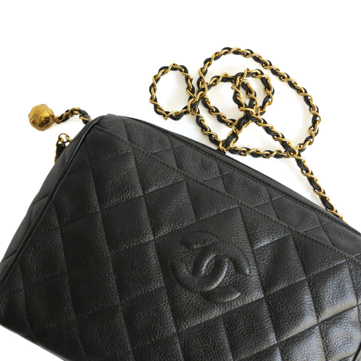 Chanel Vintage Camera Bag with CoCo Crush Ball