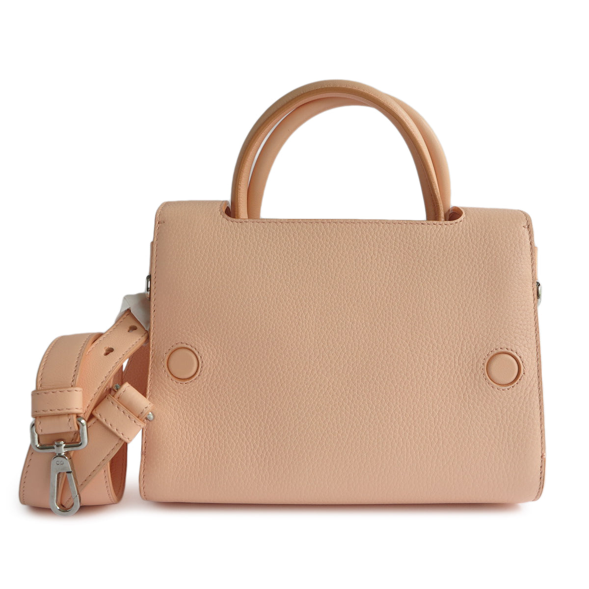 DIOR Mini Diorever Bag in Peach Grained Calfskin Dearluxe