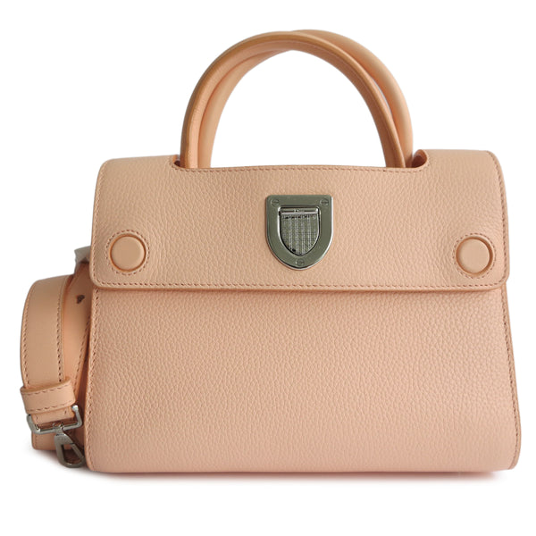 DIOR Mini Diorever Bag in Peach Grained Calfskin - Dearluxe.com