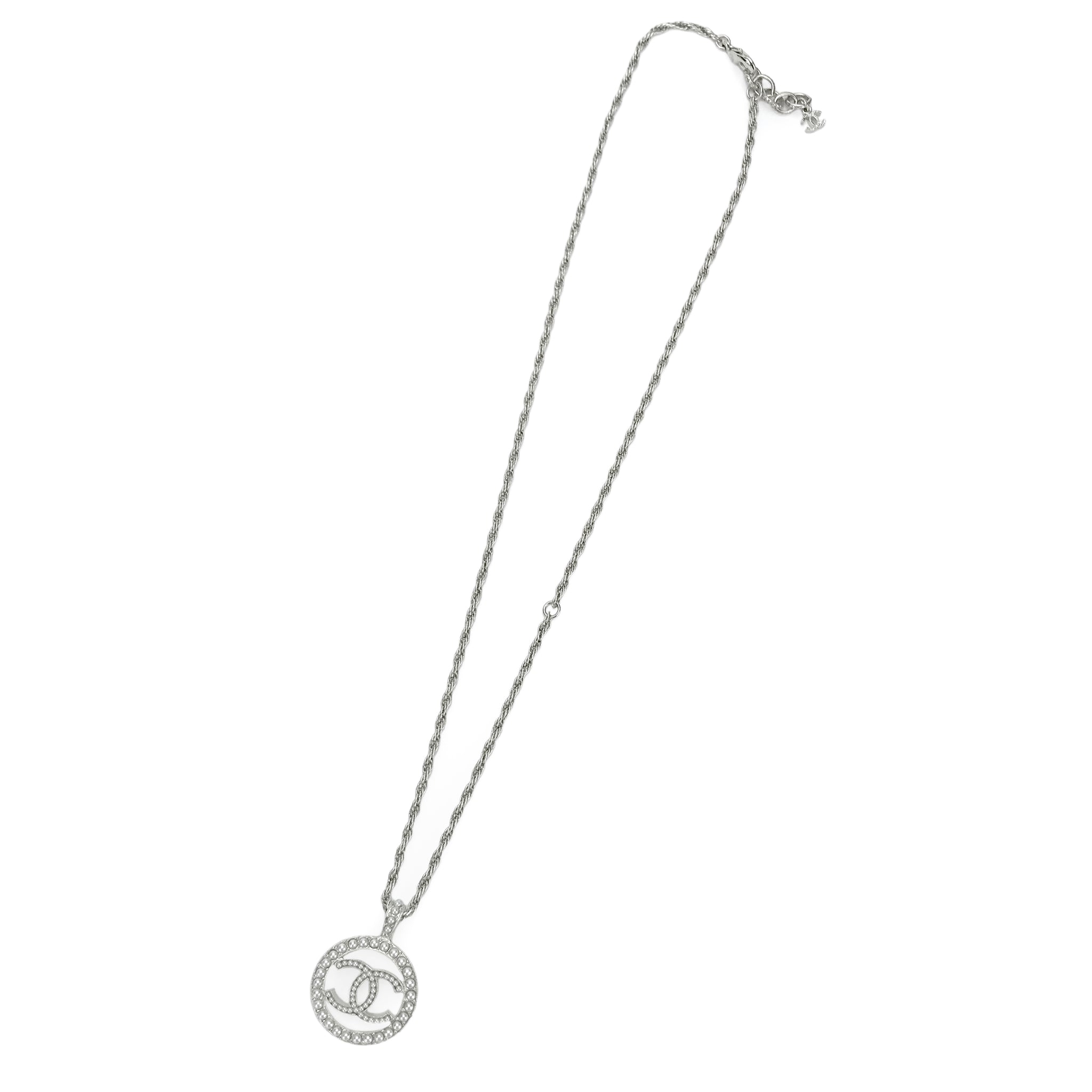 Cc necklace Chanel Black in Metal  29845169