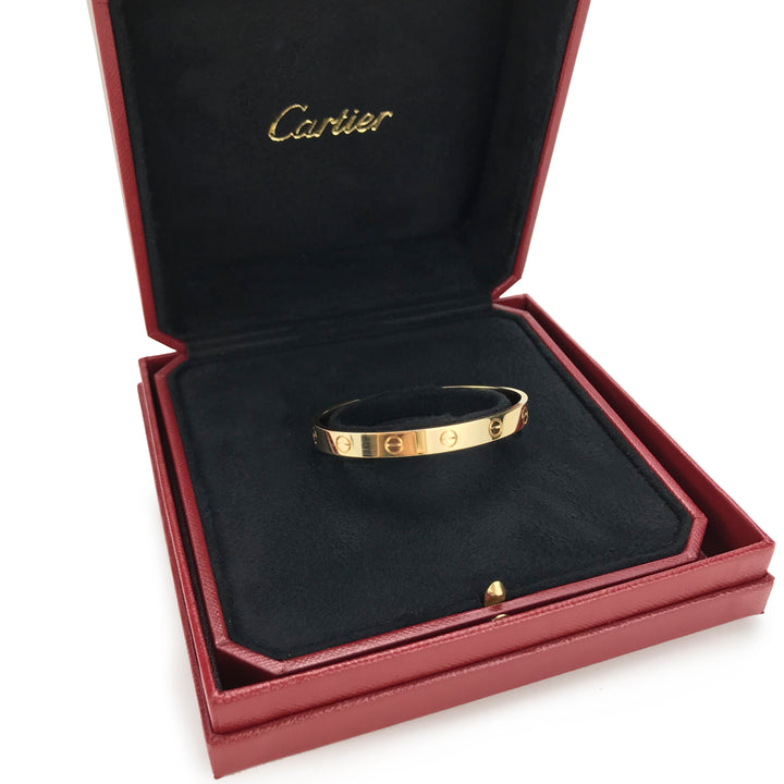 CARTIER Love Bracelet Cuff  in 18k Yellow Gold Size 16 - Dearluxe.com