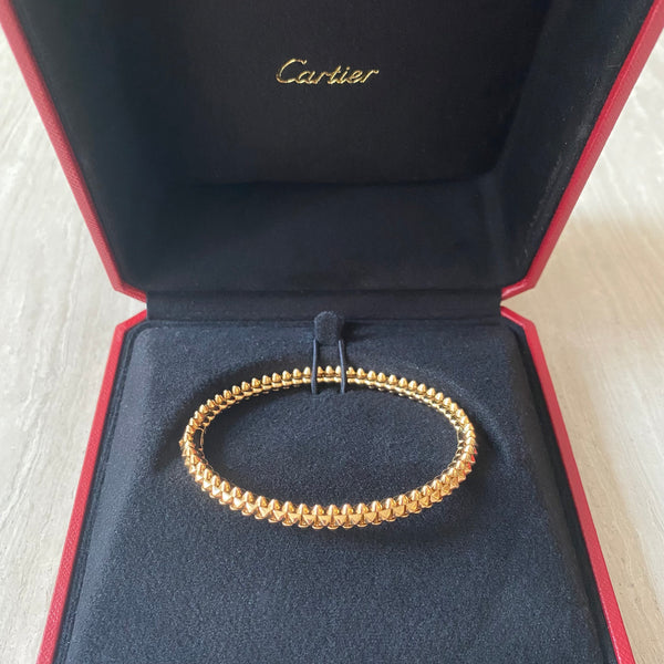 Clash de Cartier Bracelet Sz 17 Small Model 18k Pink Gold