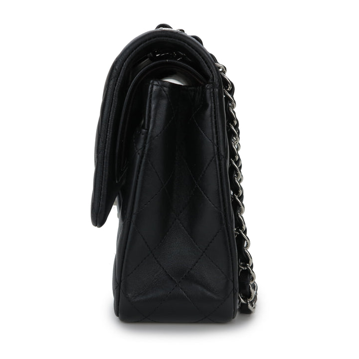 CHANEL Medium Classic Double Flap Bag in Black Lambskin - Dearluxe.com