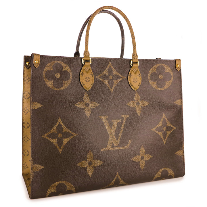 LOUIS VUITTON Onthego Tote Bag in Giant Reverse Monogram - Dearluxe.com