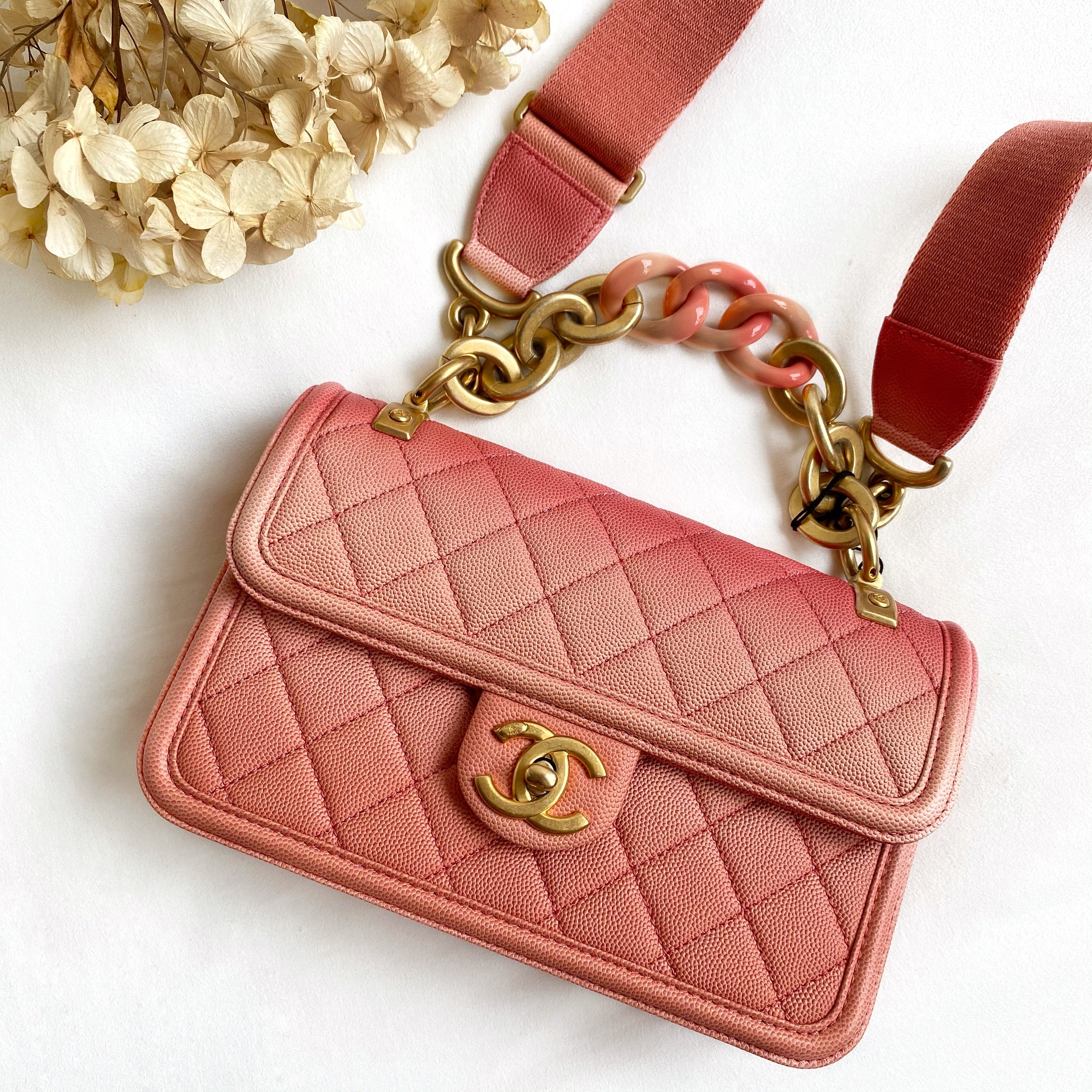 Chanel sunset on the sea flap bag hot sale