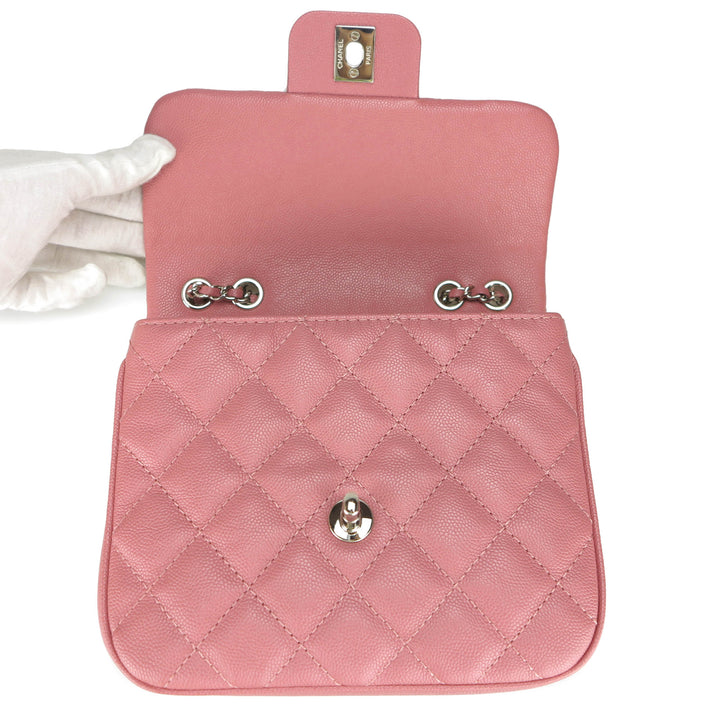 CHANEL Small Urban Companion Flap Bag in Mauve Pink Caviar - Dearluxe.com