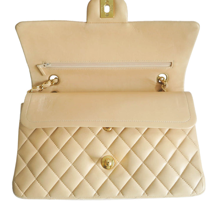 Bags7 Chanel 11.12 Flap Bag beige