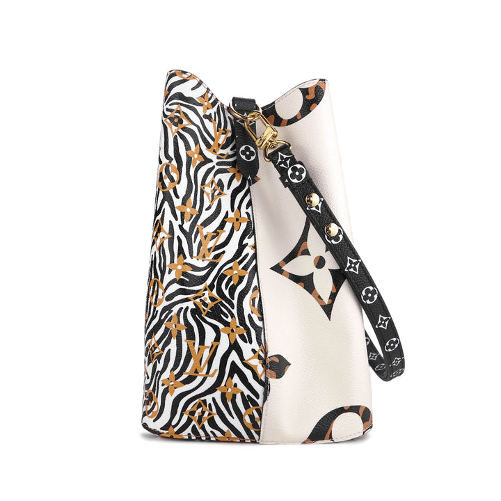 Louis Vuitton Neo Noe Bucket Bag Shoulder Tote Monogram Giant Jungle B –  Gaby's Bags