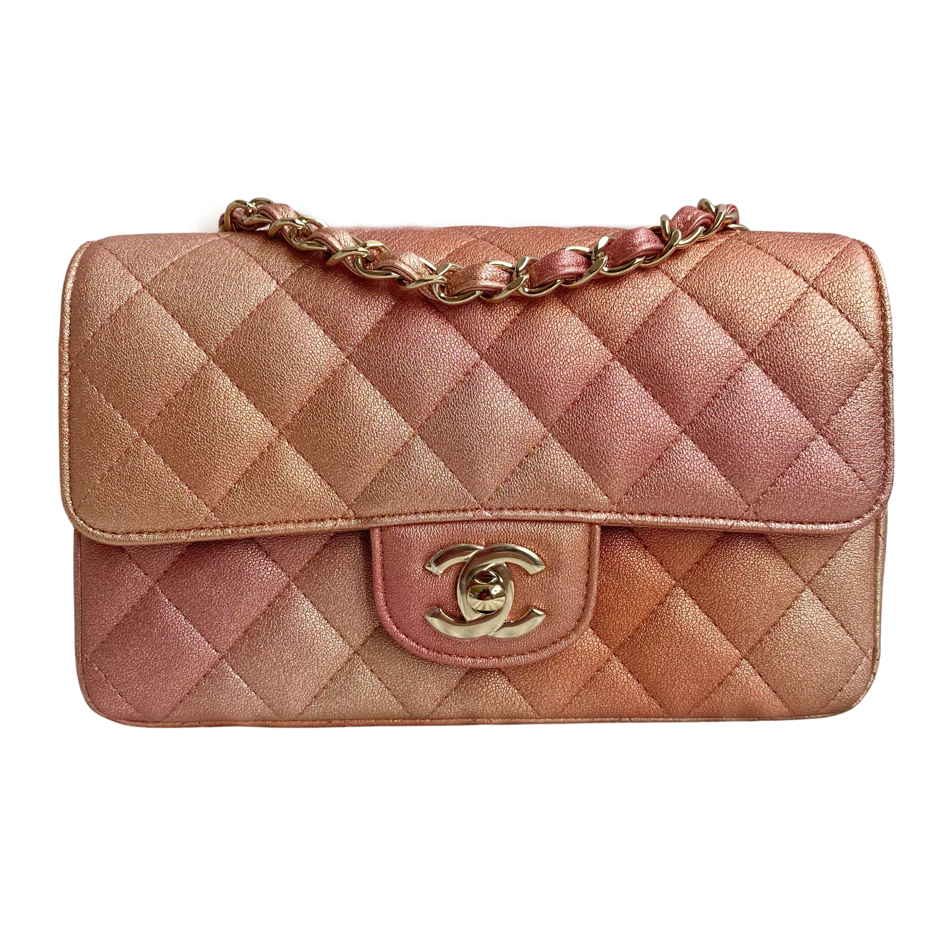 CHANEL, Bags, Chanel Small Classic Flap Rosegold