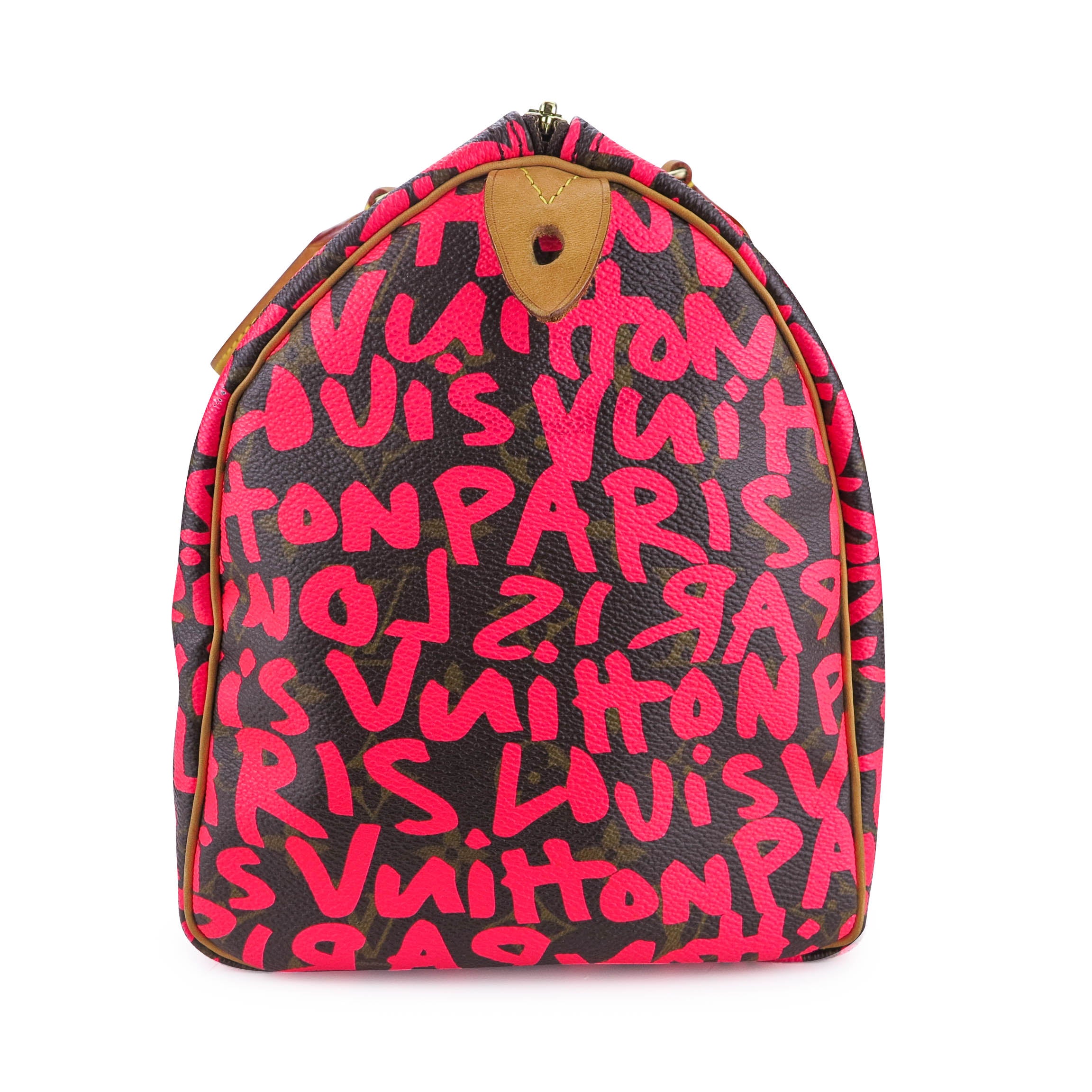 LOUIS VUITTON Stephen Sprouse Pink Graffiti Monogram Speedy