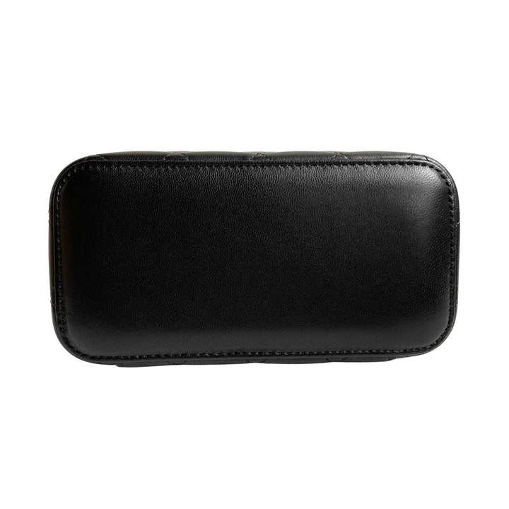 CHANEL 22P Small Vanity Case with Chain in Black Lambskin - Dearluxe.com