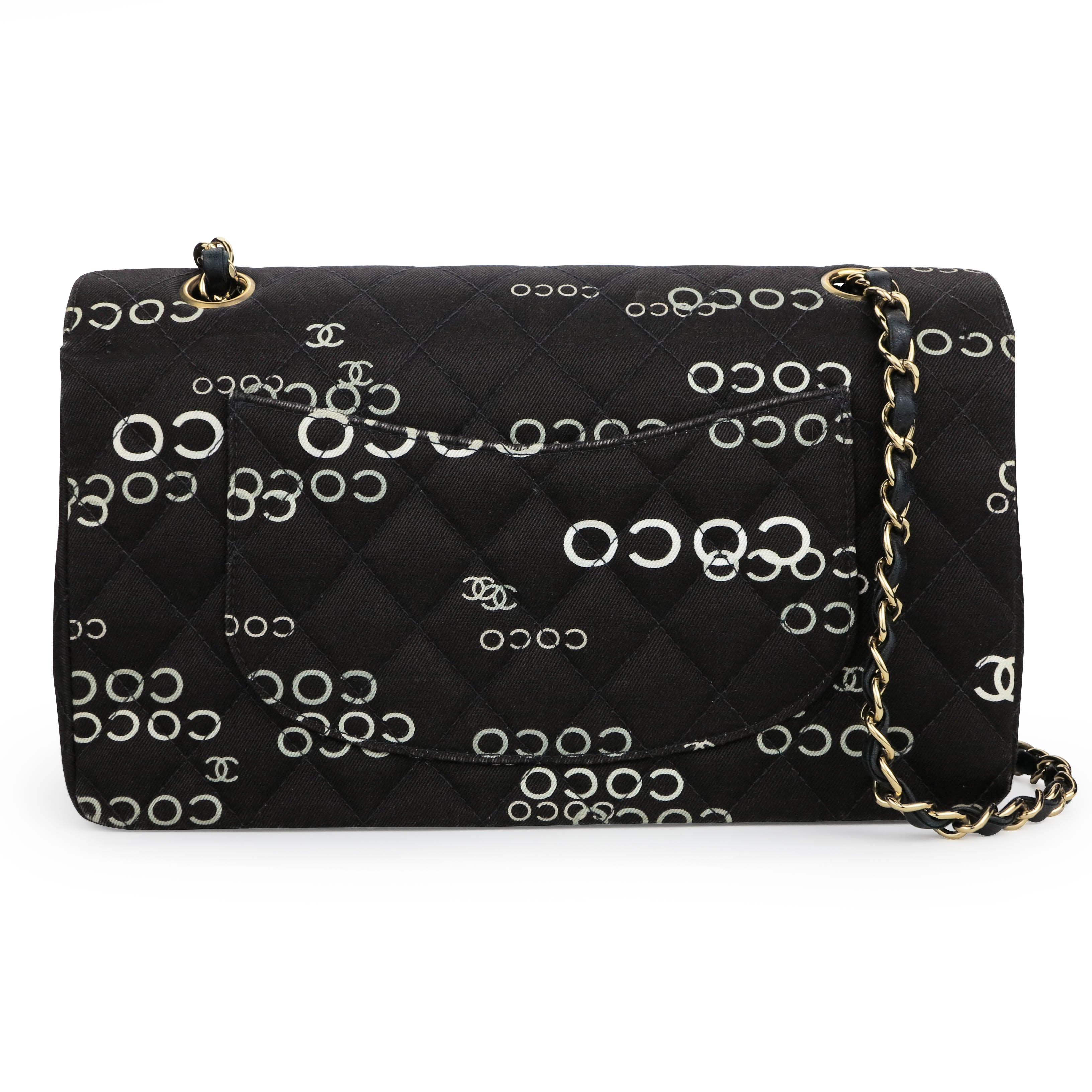 【ヴィンテージ】Rank:S☆Chanel Black Coco Curve Cuba Medium image_ab7e0422-21db-48de-9b8c-