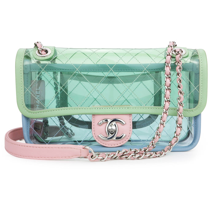 CHANEL PVC Coco Splash Multicolor  Mini Flap Bag | Dearluxe
