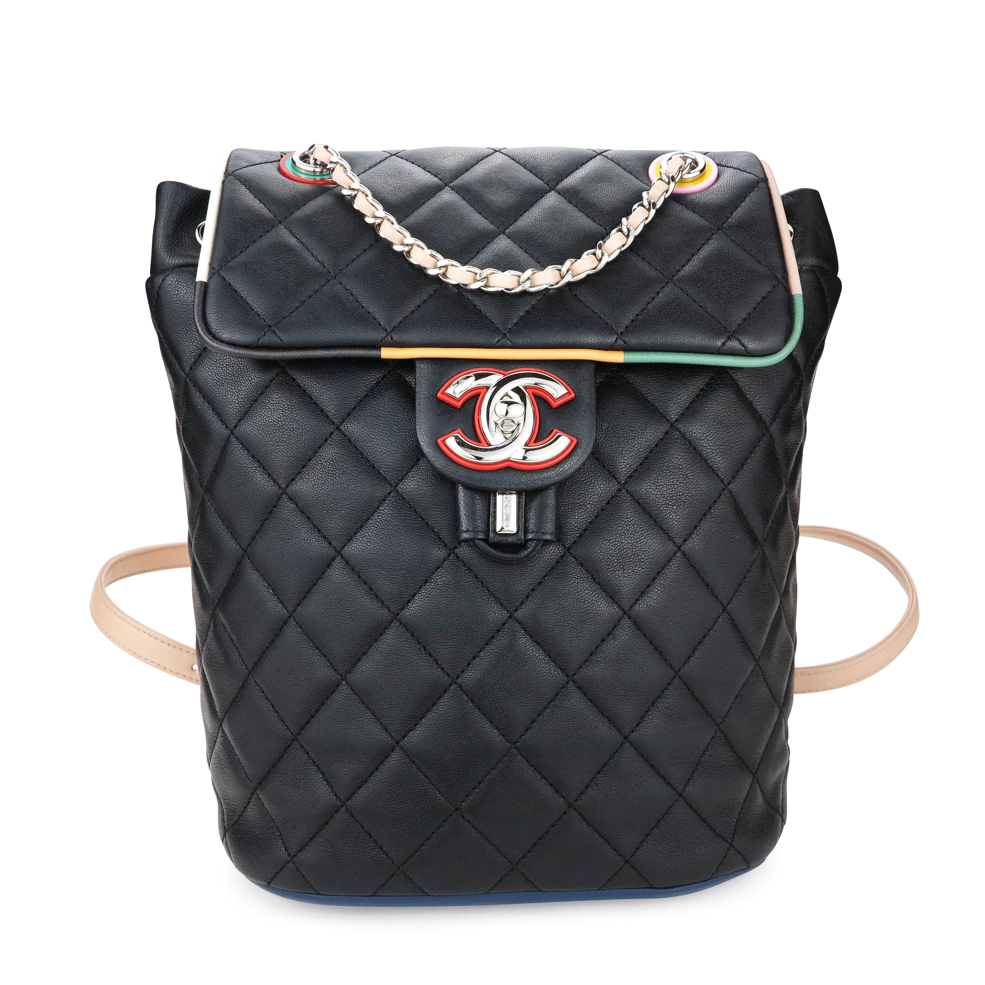 Chanel Small Urban Spirit Quilted Lambskin Backpack Bag