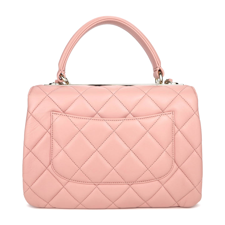 NWT 18S Chanel Pearly Pink Caviar Classic Quilted Rectangular Mini Fla –  Boutique Patina