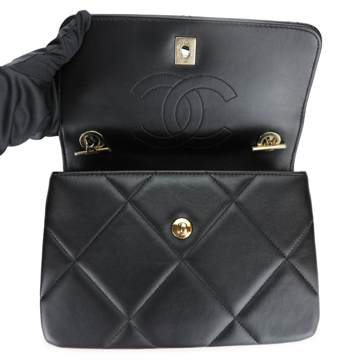 Chanel Caviar Black 22k Handle Bag – STYLISHTOP