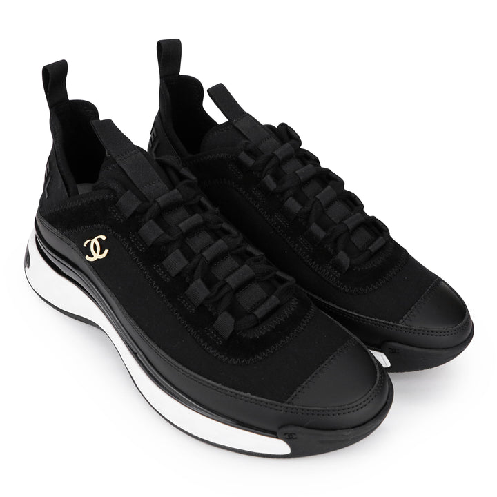 CHANEL 20C Black and White 20C Black and White Sport Trail Sneakers Sz 36.5 Sz 36.5 - Dearluxe.com