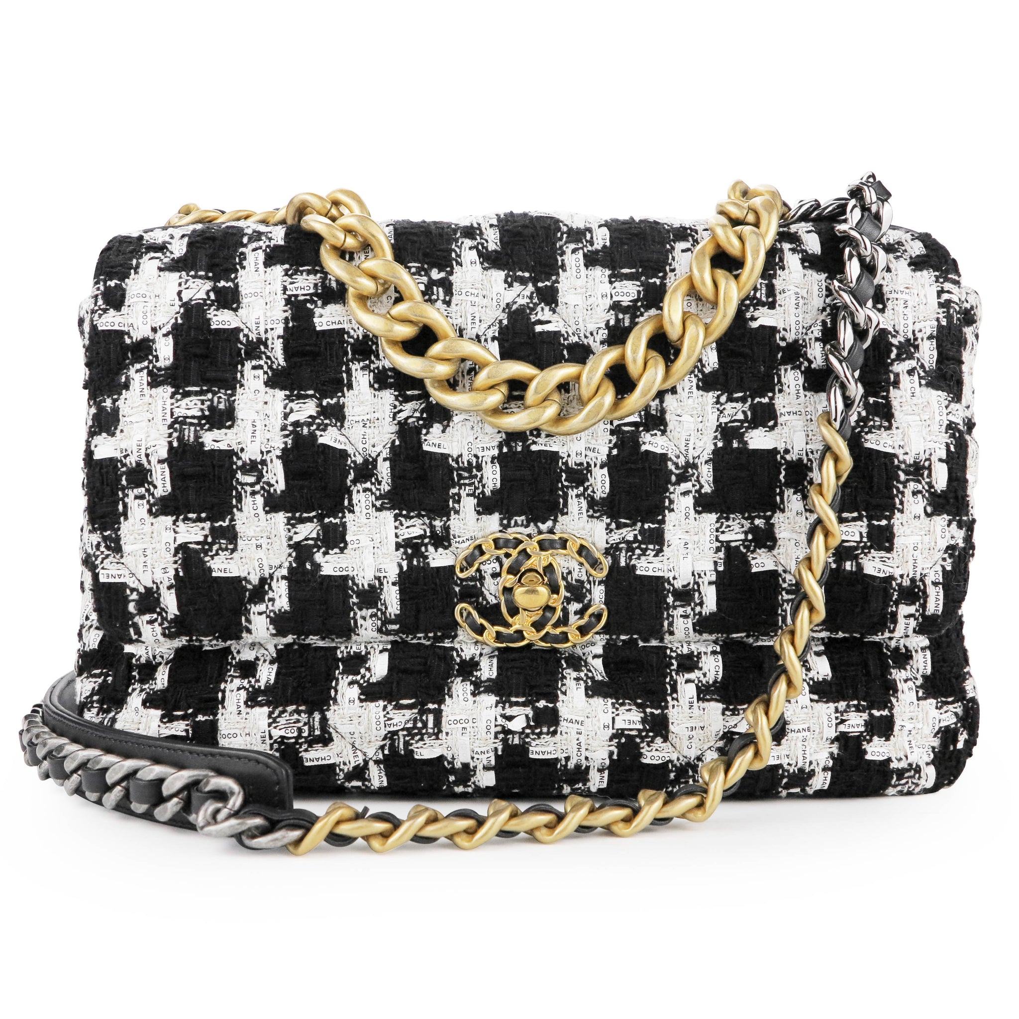 Chanel Black And White Limited Flap Bag  Labellov  Buy and Sell Authentic  Luxury