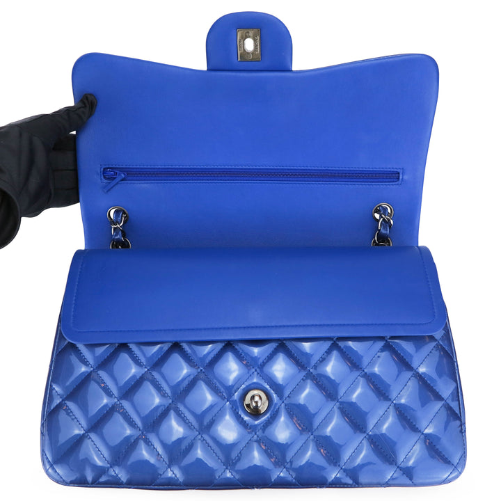 Chanel 16C Navy Blue Caviar Jumbo Classic Double Flap Bag GHW