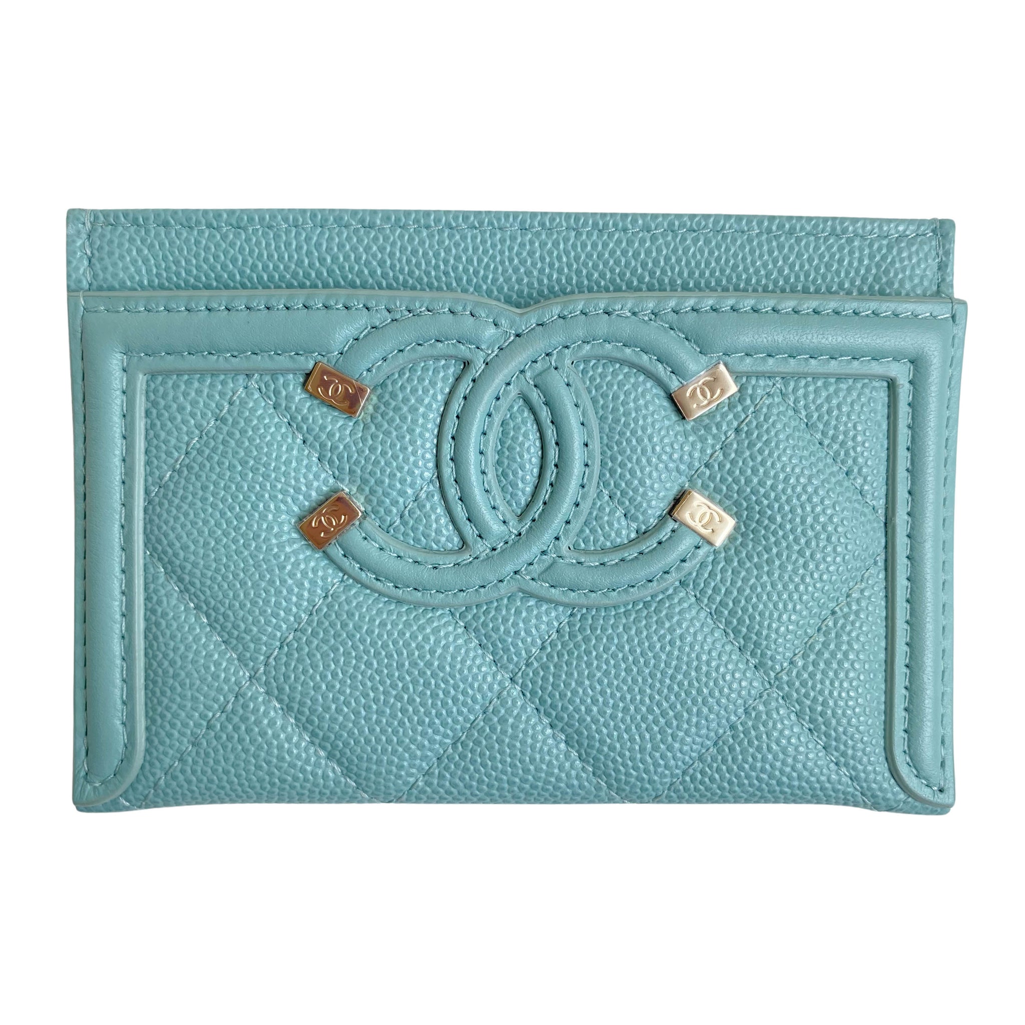 Chanel Wallet Tiffany Blue 19C  Designer WishBags